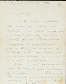 Carta de Raul de Leoni a Sérgio Buarque de Holanda