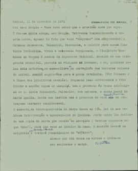 Carta de Newton Freitas a Sérgio Buarque de Holanda