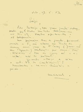 Carta de Manuel Bandeira a Sérgio Buarque de Holanda
