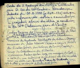 Resumo de cartas-régias do Príncipe a D. Antônio Manoel de Melo Castro e Mendonça