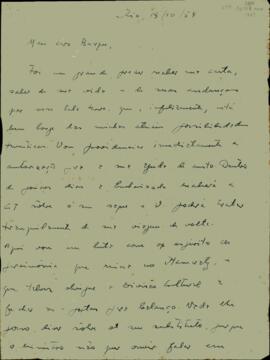 Carta de Theodomiro Tostes a Sérgio Buarque de Holanda