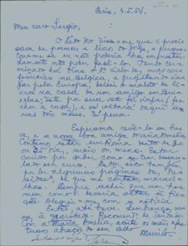 Carta de Murillo Mendes a Sérgio Buarque de Holanda