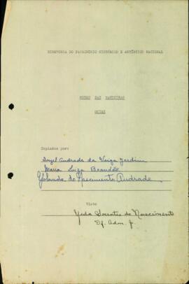 Registro de um edital de Luís Mascarenhas