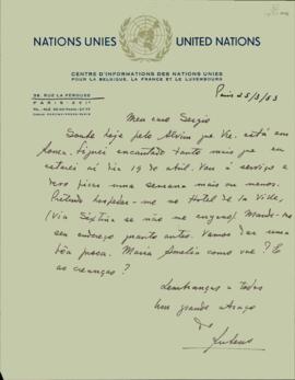 Carta de Rubens Borba de Moraes a Sérgio Buarque de Holanda