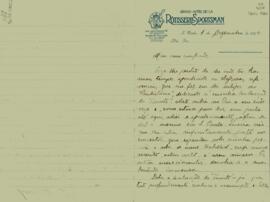 Carta de Gustavo Barroso a Sérgio Buarque de Holanda