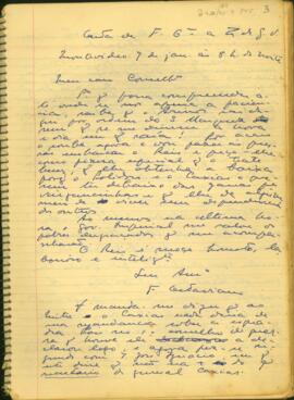 Carta do Conselheiro Francisco Octaviano de Almeida Rosa a Zacarias de Goes e Vasconcelos
