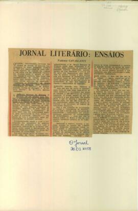 "Jornal literário: ensaios"