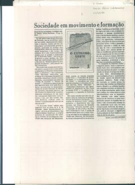 "Sociedade em movimento e formação"