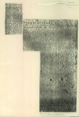 "Singularidade e multiplicidade de Sérgio"
