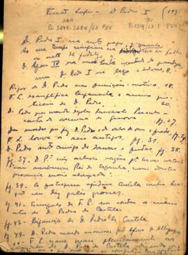 Fragmentos da "Crônnica de D. Pedro I"