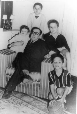 Sérgio Buarque de Holanda e filhos