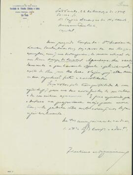 Carta de Fidelino Figueiredo a Sérgio Buarque de Holanda