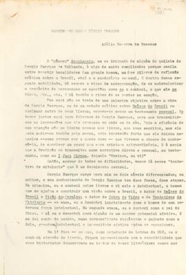 Depoimento de Adélia Bezerra de Meneses homenageando SBH.