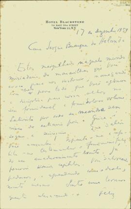 Carta de Gilberto Amado a Sérgio Buarque de Holanda