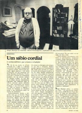 "Um sábio cordial: o antiacadêmico que amava a erudição"