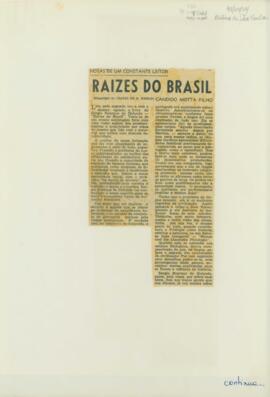 "Raízes do Brasil"