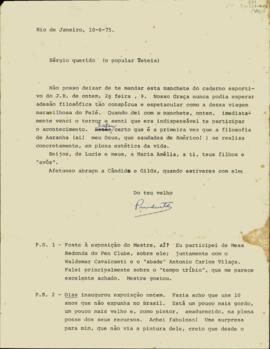 Carta de Prudente de Morais Neto a Sérgio Buarque de Holanda