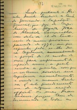 Carta do Marquês de Angeja a D. Luis de Albuquerque de Melo Pereira e Caceres