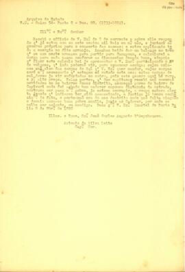 Carta do Capitão-mor Antônio da Silva Leite