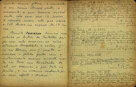 Resumos de diversos documentos, 1724 a 1821