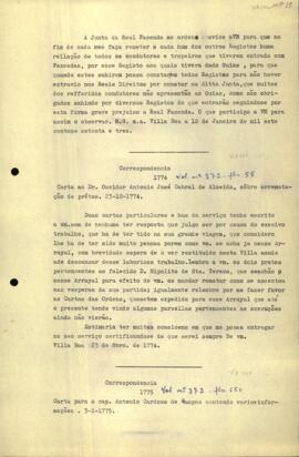 Carta ao Capitão Antônio Cardoso de Campos