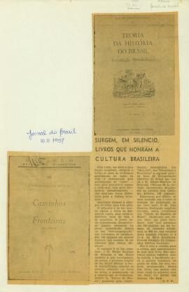 "Surgem, em silêncio, livros que honram a cultura brasileira"