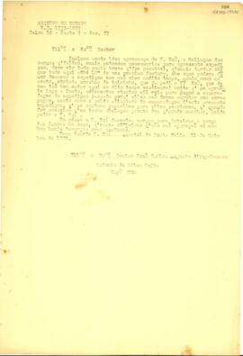 Carta do Capitão-mor Antônio da Silva Leite