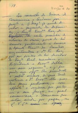 Carta de Diogo de Mendonça Corte Real a D. Antônio Rolim de Moura
