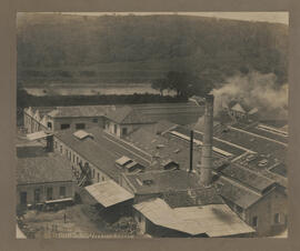 [Vista aérea da Fábrica de Tecidos Carioba]
